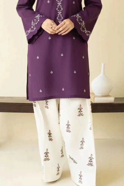 PEZWAAN - 2PC SUMMER EMBROIDERED DRESS | DR 5822
