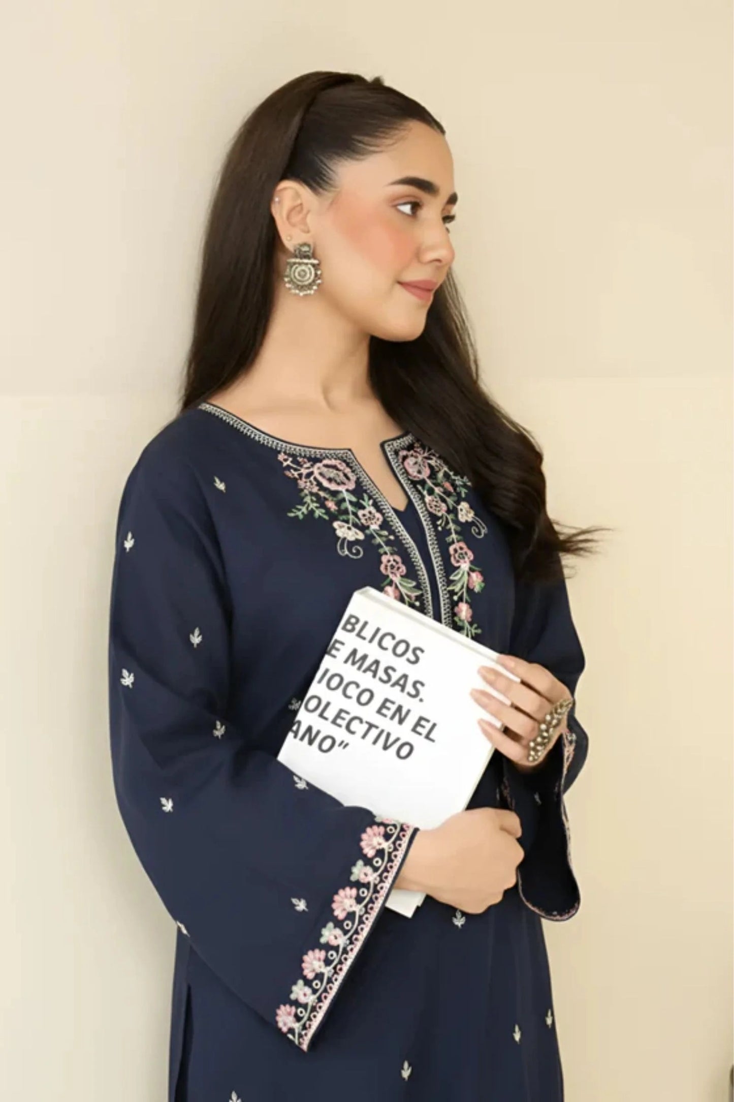 ADAAH - 2PC SUMMER EMBROIDERED DRESS | VA 2601
