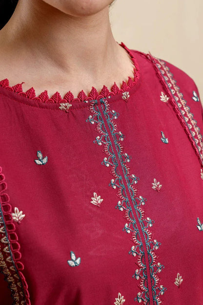 SAPPHIRE-3PC LAWN EMBROIDERED SHIRT WITH CHIFFON PRINTED DUPATTA AND TROUSER-RP-4627 - Rang Pasand
