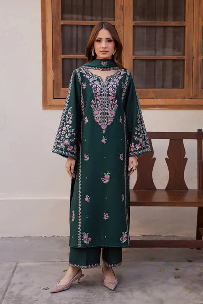 BATIK-3PC LAWN EMBROIDERED SHIRT WITH CHIFFON EMBROIDERED DUPATTA AND EMB TROUSER-RP-4763