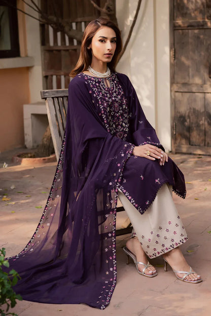 BATIK-3PC LAWN EMBROIDERED SHIRT WITH CHIFFON EMBROIDERED DUPATTA AND EMB TROUSER-RP-4761