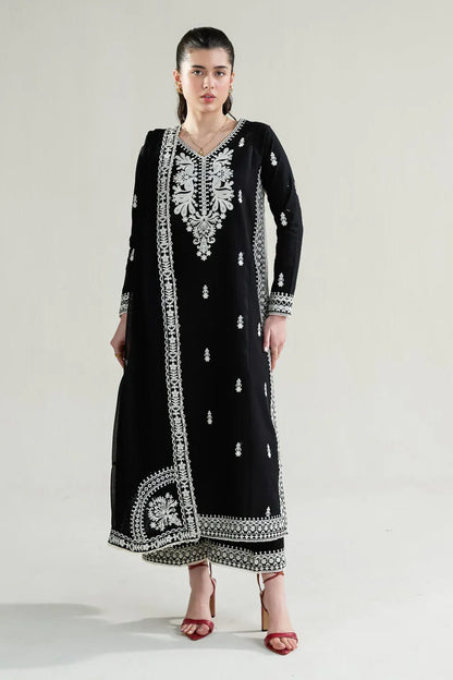 ZAIB-3PC LAWN EMBROIDERED SHIRT WITH KHADDI NET EMBROIDERED DUPATTA AND TROUSER-RP-4778