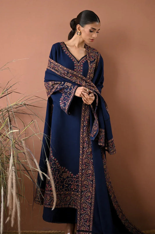 BATIK-3PC LAWN EMBROIDERED SHIRT WITH LAWN EMBROIDERED DUPATTA AND TROUSER-RP-4681 - Rang Pasand